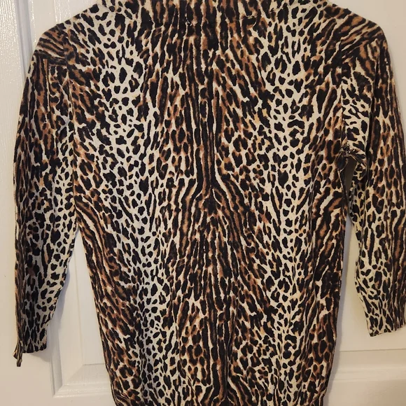 J. Crew Leopard Print Sweater - Picture 7 of 8